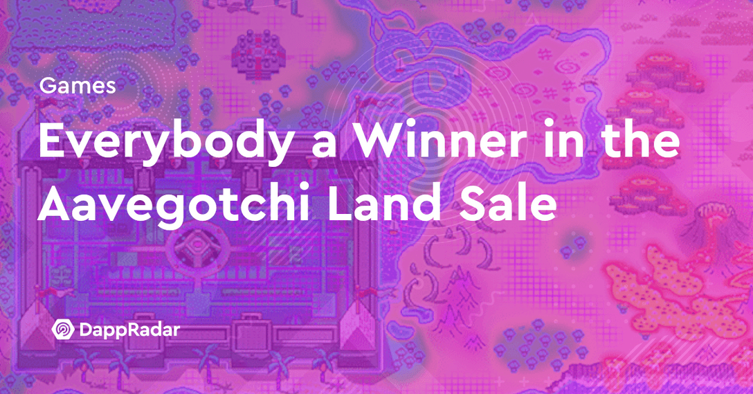 dappradar.com aavegotchi land sale makes every bidding participant a winner aavegotchi land sale winner
