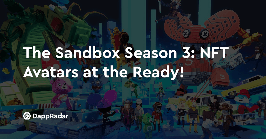 dappradar.com the sandbox season 3 nft avatars at the ready